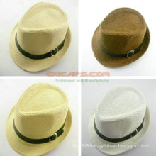 Compact Design Custom Straw Hat for Kid Boy Style
